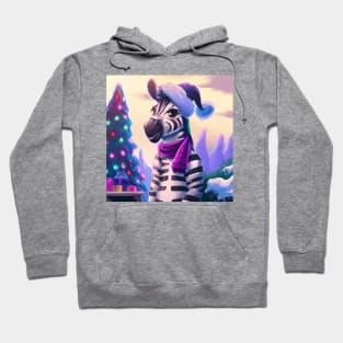 Cute Zebra Drawing Hoodie